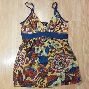 Floral print tank top